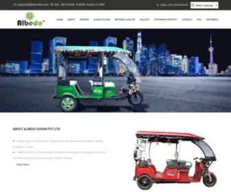 Albedovision.com(Electric Rickshaw) Screenshot