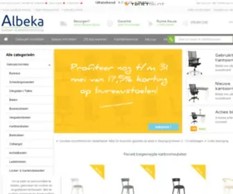 Albeka.nl(Kantoormeubelen Expert) Screenshot