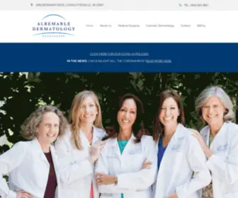 Albemarledermatology.com(Albemarle Dermatology Associates) Screenshot