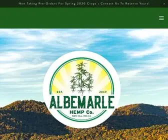 Albemarlehempcompany.com(Albemarle Cannabis Company) Screenshot