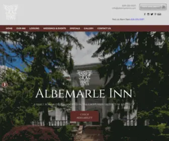 Albemarleinn.com(Albemarle Inn) Screenshot