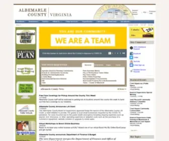 Albemarle.org(Albemarle County) Screenshot