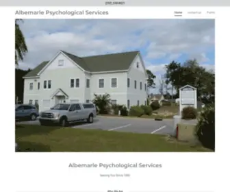 Albemarlepsychological.com(Albemarle Psychological Services) Screenshot