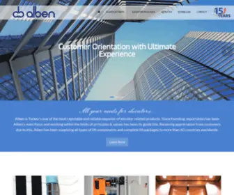 Alben.com.tr(Elevator Solutions) Screenshot