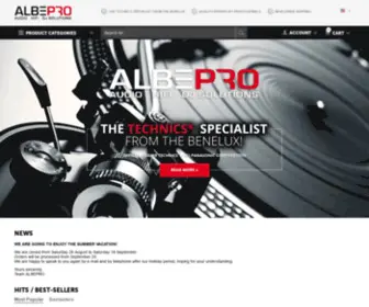 Albepro.nl(DE Technics specialist) Screenshot