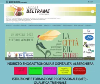 Alberghierobeltrame.edu.it(Sito web istituzionale I.P.S.S.A.R. Beltrame Vittorio Veneto) Screenshot