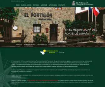 Albergueelportalon.com(Albergue El Portalón Home) Screenshot