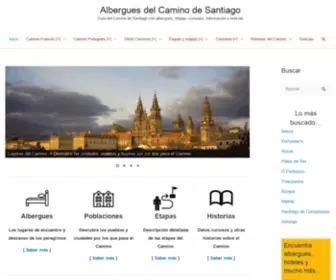 Alberguescaminosantiago.com(Albergues del Camino de Santiago) Screenshot