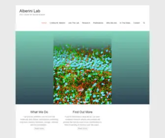 Alberinilab.org(NYU Center for Neural Science) Screenshot