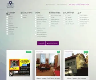 Alberlet-Szeged.hu(Albérlet Szeged) Screenshot