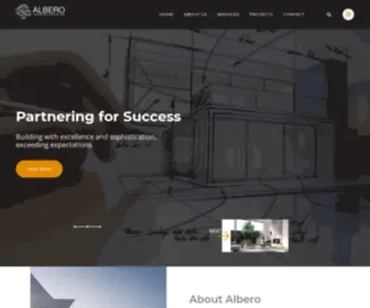 Albero.com.qa(We specialize in construction) Screenshot