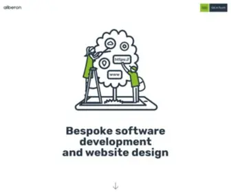 Alberon.co.uk(Software Development & Web Design Oxford) Screenshot