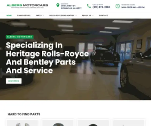 Albersrollsbentley.com(Albers Motorcars) Screenshot