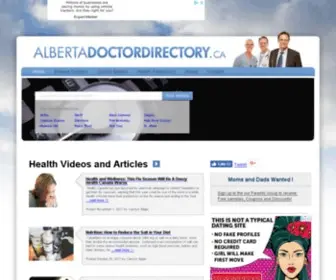 Albertadoctordirectory.ca(Alberta Doctor Directory) Screenshot