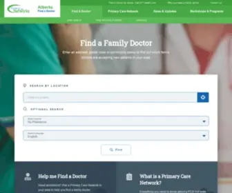 Albertafindadoctor.ca(Find A Doctor) Screenshot