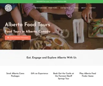 Albertafoodtours.ca(Alberta Food Tours) Screenshot