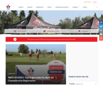 Albertagolf.org(Alberta Golf) Screenshot