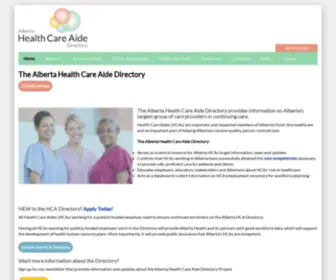 Albertahcadirectory.com(HCA Directory) Screenshot