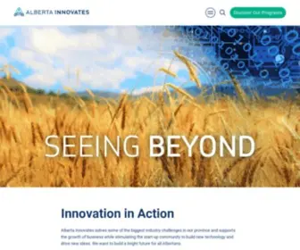 Albertainnovates.ca(Alberta Innovates) Screenshot