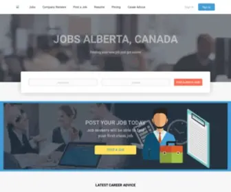 Albertajobhunt.com(Alberta Jobs) Screenshot