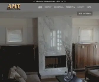 Albertamarble.com(Alberta Marble and Tile Co) Screenshot