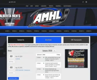 Albertamenshockeyleague.com(Albertamenshockeyleague) Screenshot
