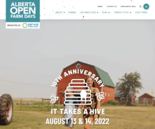 Albertaopenfarmdays.ca(Alberta Open Farm Days) Screenshot
