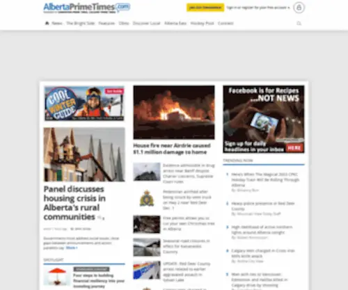 Albertaprimetimes.com(Albertaprimetimes) Screenshot