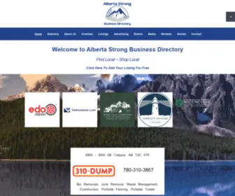Albertastrongbusinessdirectory.ca(Alberta Strong Business Directory) Screenshot