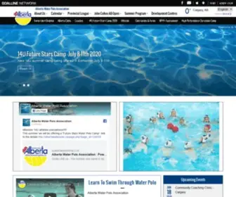 Albertawaterpolo.ca(Alberta Water Polo Association) Screenshot