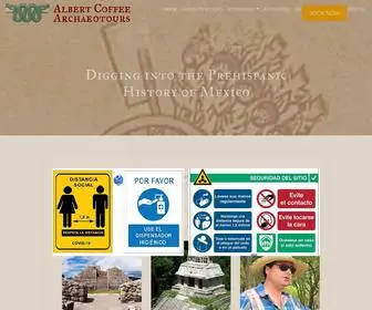 Albertcoffeetours.com(Albert Coffee Archaeotours) Screenshot