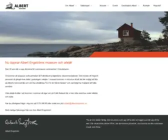 Albertengstrom.se(Albert Engström Sällskapet) Screenshot