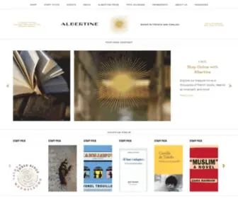 Albertine.com(Books) Screenshot