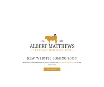 Albertmatthews.co.uk(Albert Matthews Online Butchers) Screenshot