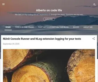 Albertobarnoy.blog(Alberto on code life) Screenshot