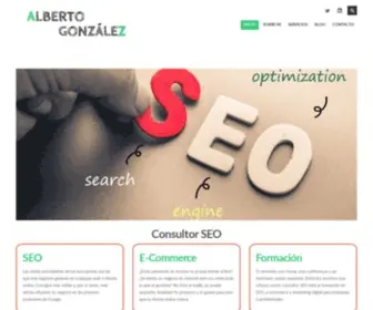 Albertogonzalezseo.com(Consultor SEO en Valladolid) Screenshot