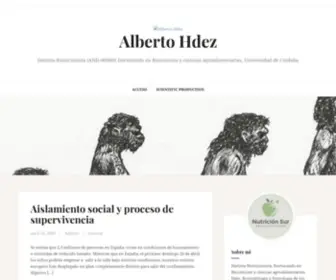 Albertohernandez.es(Hernández) Screenshot