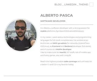 Albertopasca.it(Alberto Pasca) Screenshot