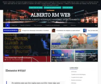 Albertorodriguezmartinez.com(Elementor #Alberto RM Web) Screenshot