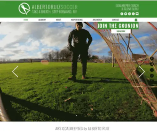 Albertoruizsoccer.com(ARS GOALKEEPING by ALBERTO RUIZ SOCCER) Screenshot