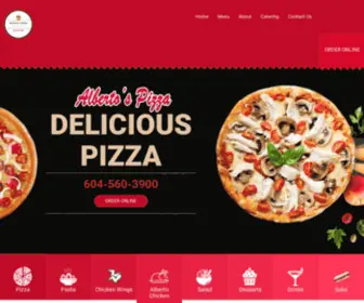 Albertospizza.ca(ALBERTO'S PIZZA) Screenshot