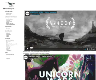Albertovazquez.net(Alberto Vázquez) Screenshot
