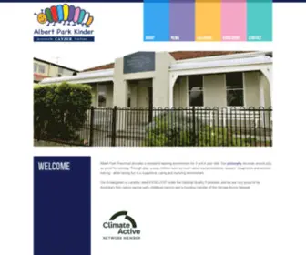 Albertparkkinder.com.au(Albert Park Kinder) Screenshot