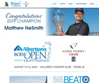 Albertsonsboiseopen.com(ALBERTSONS BOISE OPEN) Screenshot