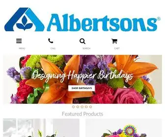 Albertsonsflowers.net(Albertsons Flowers) Screenshot