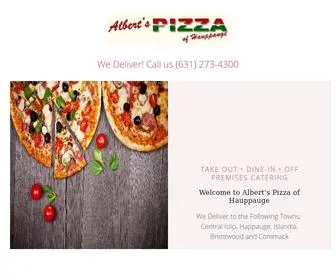 Albertspizzahauppauge.com(Albert's Pizza of Hauppauge) Screenshot