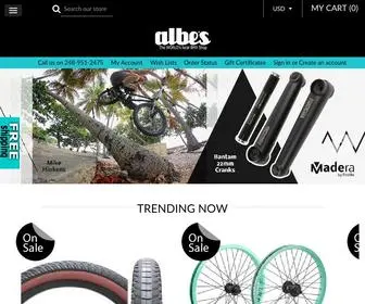 Albes.com(Albe's BMX Bike Shop) Screenshot