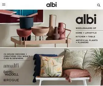 Albi.com.au(Artificial Plants & Flowers) Screenshot