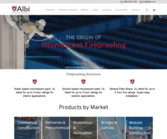 Albi.com(Albi Protective Coating) Screenshot