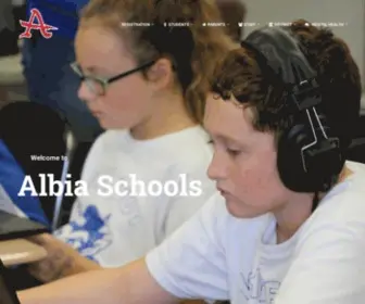 Albiacsd.org(Albia Community School District) Screenshot